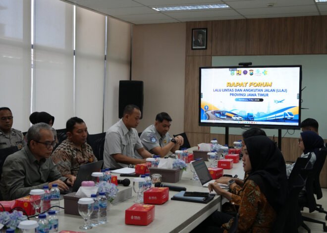 Forum LLAJ Jawa Timur Perkuat Kolaborasi Lintas Sektor untuk Tekan Angka Kecelakaan Tahun 2026