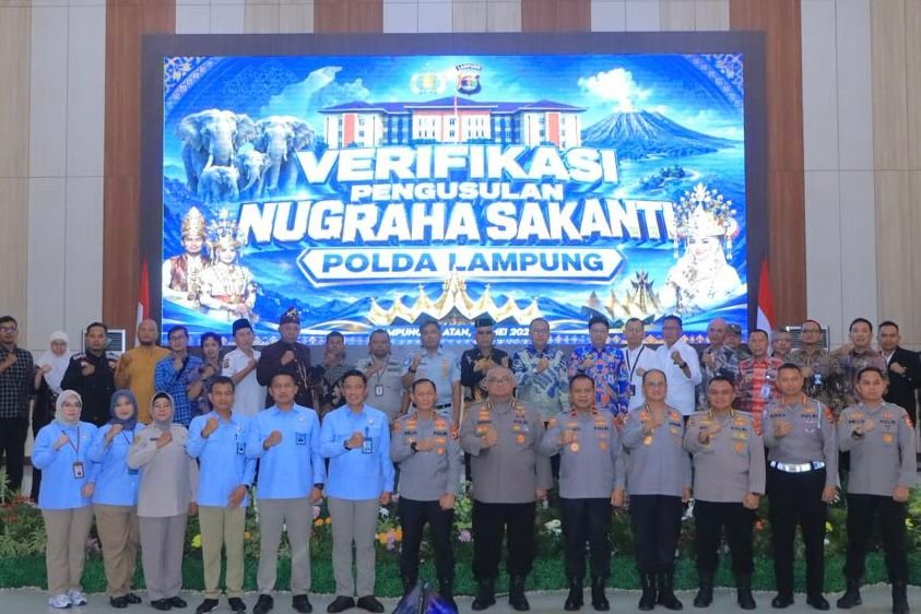 Jasa Raharja Lampung Hadiri Kegiatan Verifikasi Program Unggulan Polda Lampung oleh Setmilpres