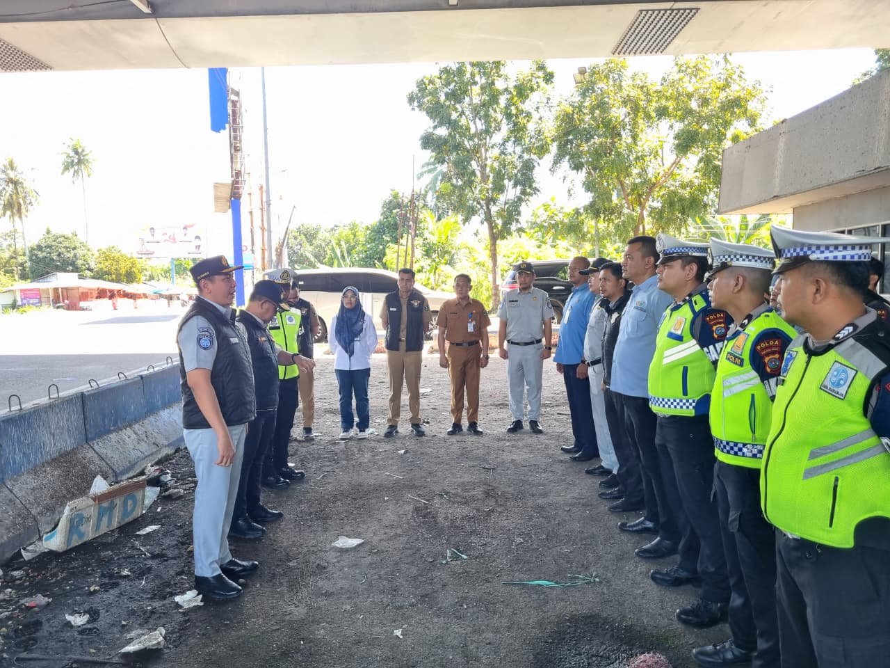 Jasa Raharja Sumbar Bersama Tim Pembina Samsat Gelar Operasi Gabungan di Kawasan Fly Over BIM