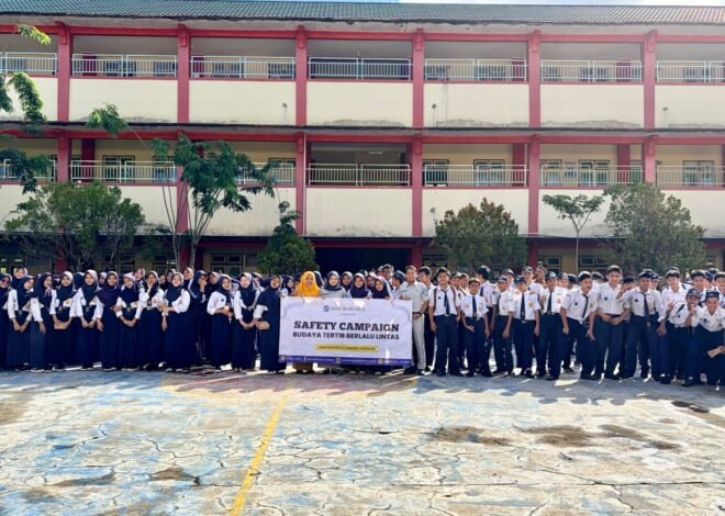Sinergi Jasa Raharja Tarakan Gelar Safety Campaign dan Sosialisasi Fitur Lapor Laka JRku di Politeknik Bisnis Kaltara