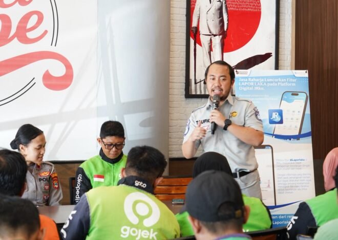 Jasa Raharja Kalsel Edukasi Ojol Gunakan Fitur Lapor Laka, Pelaporan Cepat Kecelakaan Melalui Aplikasi JRku
