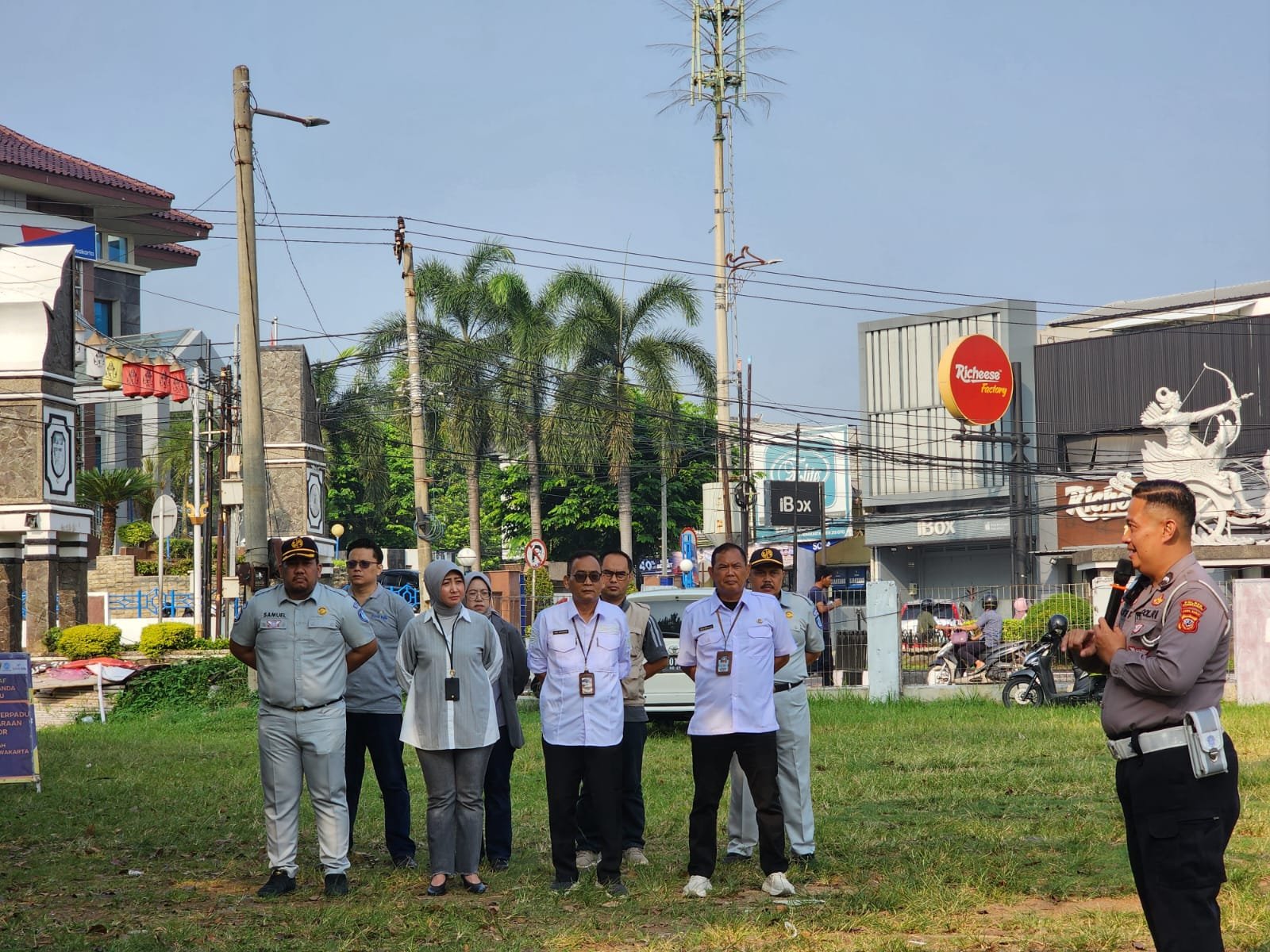Jasa Raharja Purwakarta Dukung Pemeriksaan Pajak Kendaraan Bermotor di Lapangan Sahate