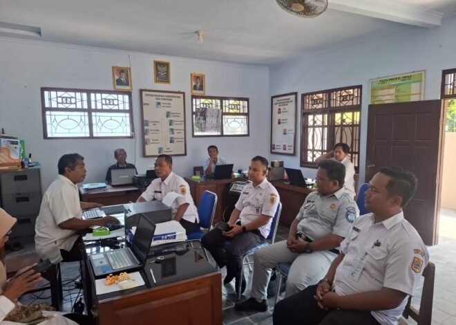 Monitoring dan Evaluasi Samsat Budiman, Tim Pembina Samsat Purworejo Perkuat Kualitas Pelayanan di BUMDes Cokroyasan