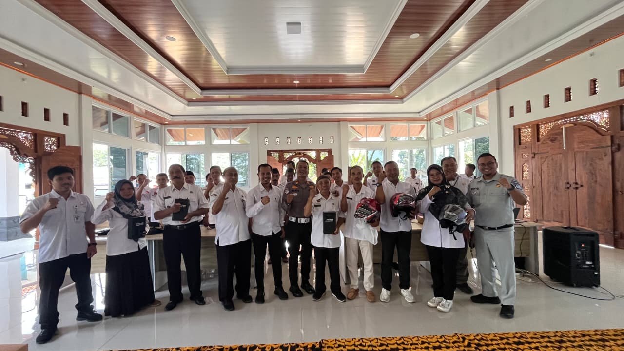 Jasa Raharja Cabang Pekalongan Gelar Program Kolaborasi Pencegahan Kecelakaan Melalui Perangkat Desa Peduli Lalu Lintas di Wonotunggal