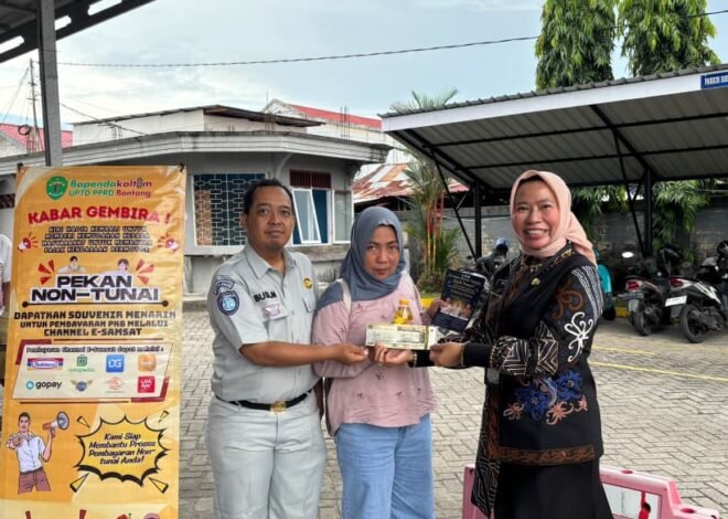 Kolaborasi Lintas Instansi UPTD PPRD Samsat Bontang dan Jasa Raharja Perwakilan Bontang Tingkatkan Minat Wajib Pajak Melalui Edukasi dan Apresiasi