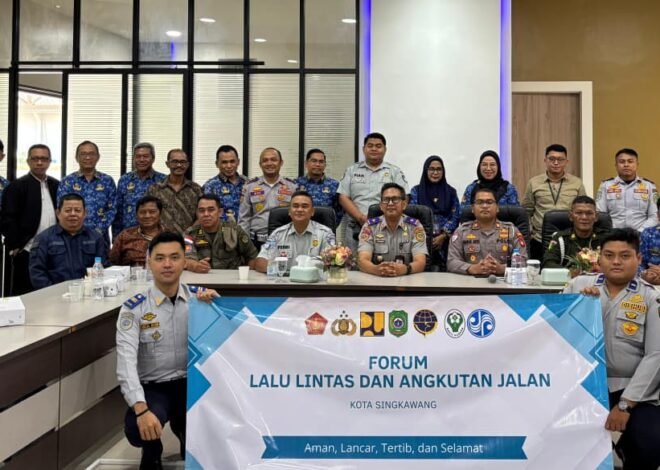 PT Jasa Raharja Cabang Singkawang Hadiri Rapat Forum Lalu Lintas dan Angkutan Jalan untuk Perkuat Sinergi Keselamatan Transportasi di Kota Singkawang