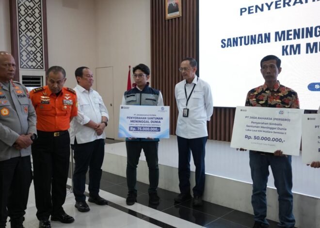 Direktur Utama Jasaraharja Putera Tinjau Langsung Penanganan Korban Kebakaran KMP Mutiara Sentosa II dan Serahkan Santunan Klaim, Pastikan Perlindungan Korban Berjalan Optimal