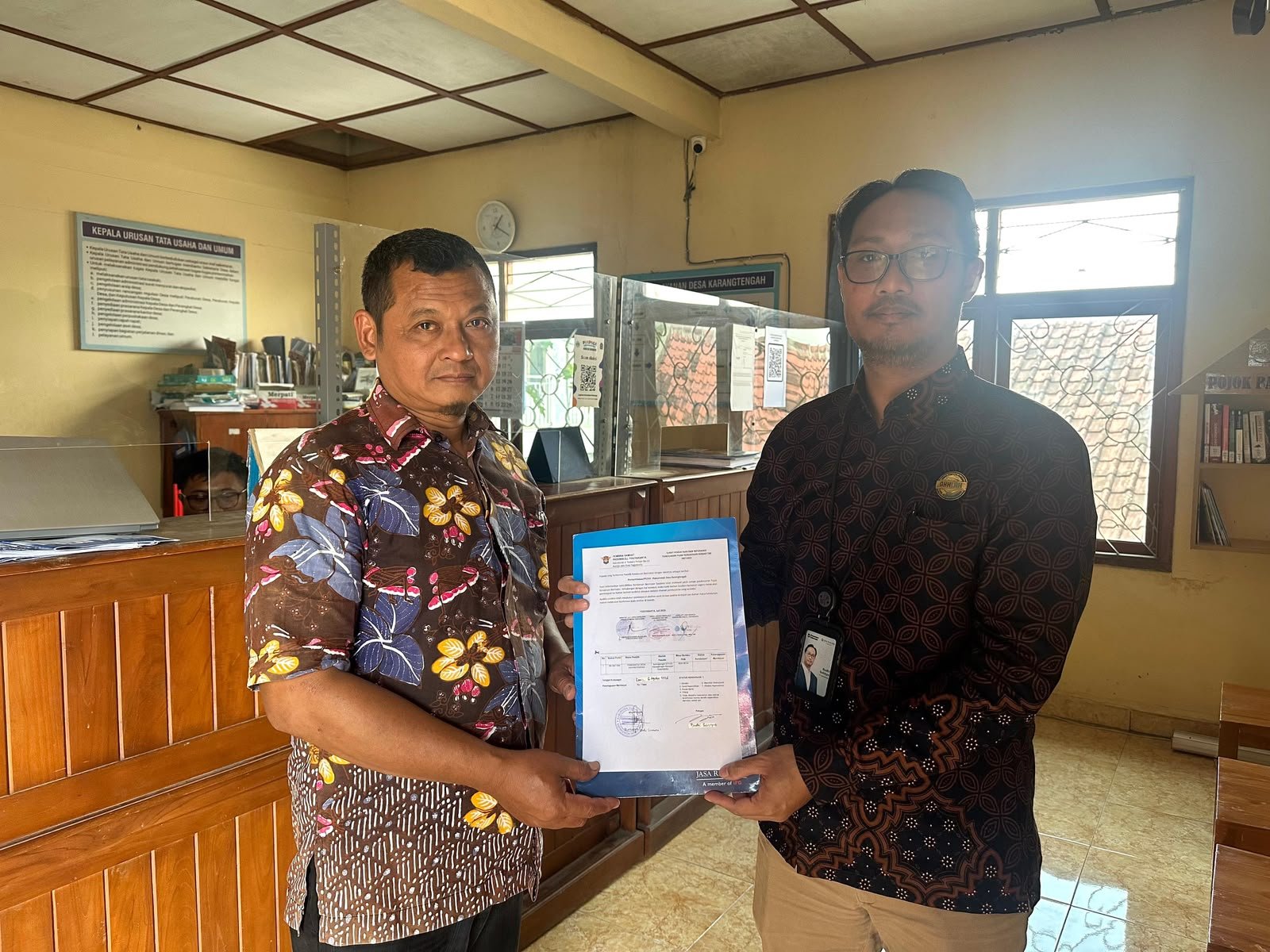 Melalui SIGAP Instansi, Jasa Raharja Tingkatkan Kesadaran Pajak Kendaraan di Pemerintah Desa Karangtengah
