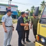 Jasa Raharja Dan Polres Banyuasin Gelar Operasi Gabungan Untuk Tingkatkan Tertib Berlalu Lintas Di Banyuasin