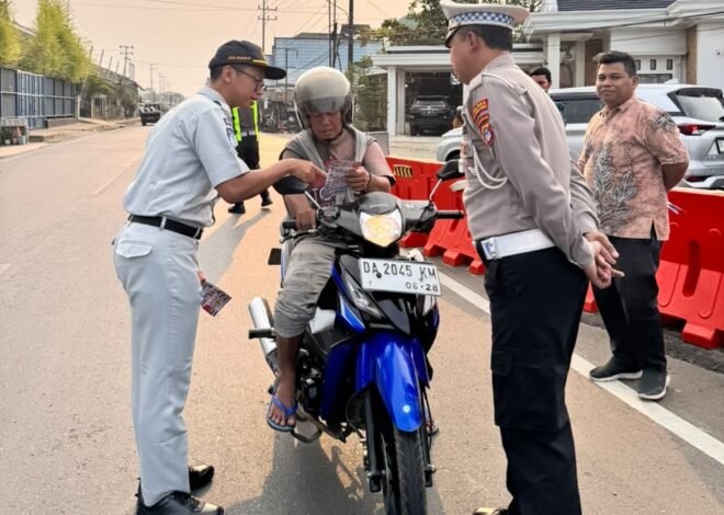 Jasa Raharja Bersama Tim FLLAJ Gelar Kampanye Keselamatan Langsung kepada Pengguna Jalan
