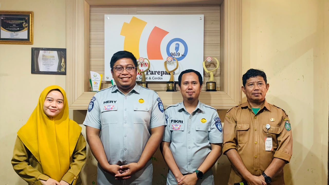 PT Jasa Raharja (PERSERO) Cabang Parepare Tegaskan Komitmen Percepatan Penanganan Korban dan Edukasi Keselamatan Berlalu Lintas Melalui Live Talkshow Radio Peduli Kota Parepare