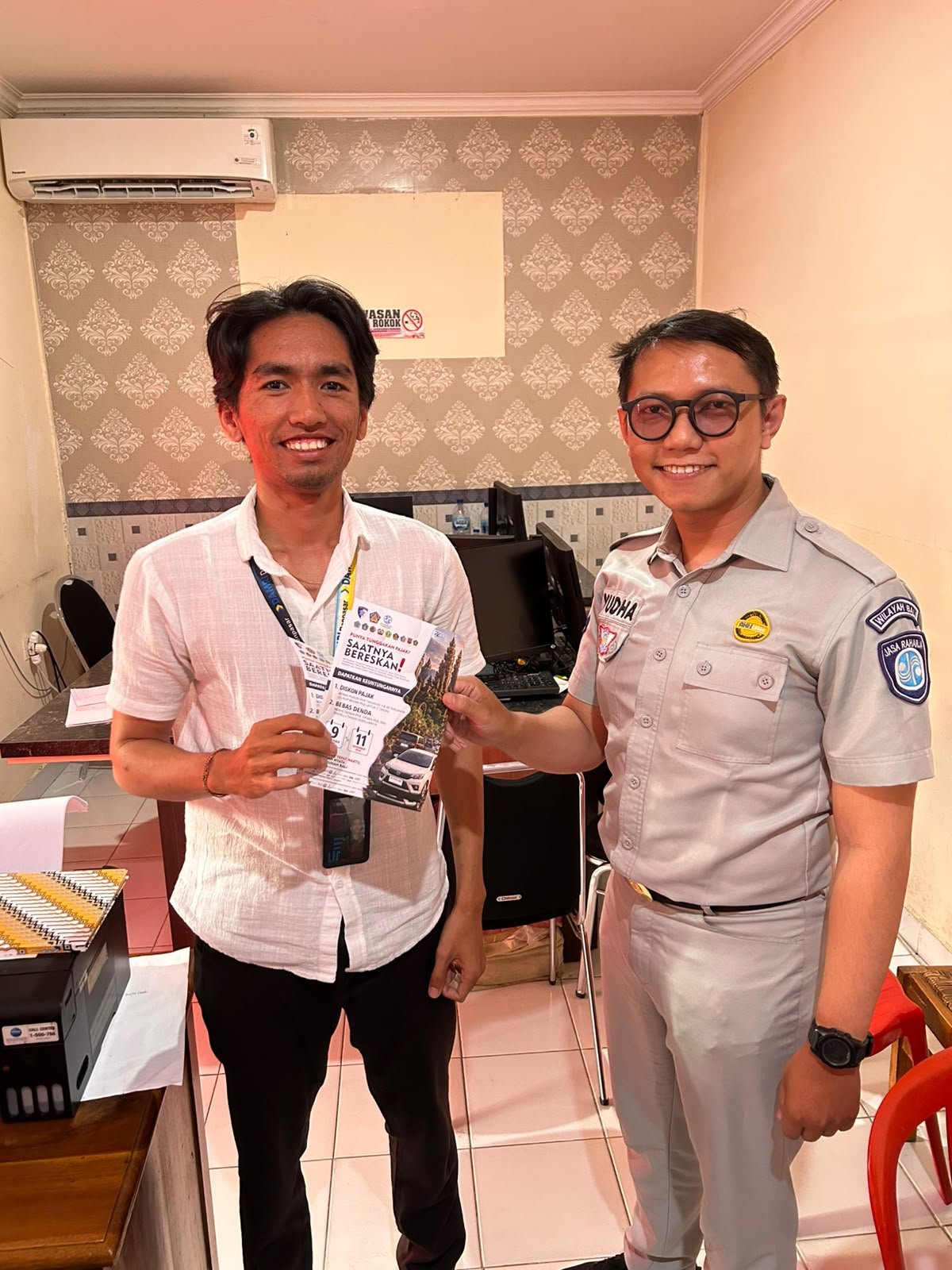 Kolaborasi dengan Pemangku Transportasi, Jasa Raharja Gianyar Sosialisasikan Relaksasi PKB
